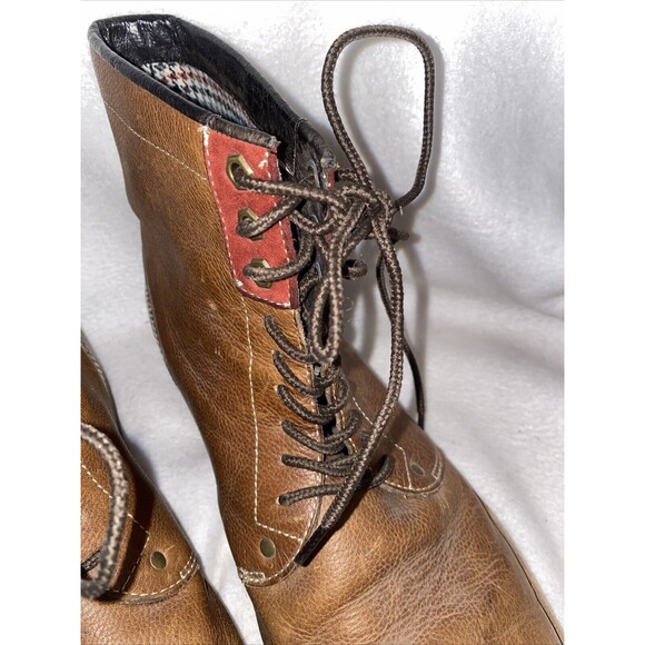 Penguin Jerry Jeff  Men Leather Brown Boots Chukka 13 Munsingwear Preppy - Picture 14 of 16